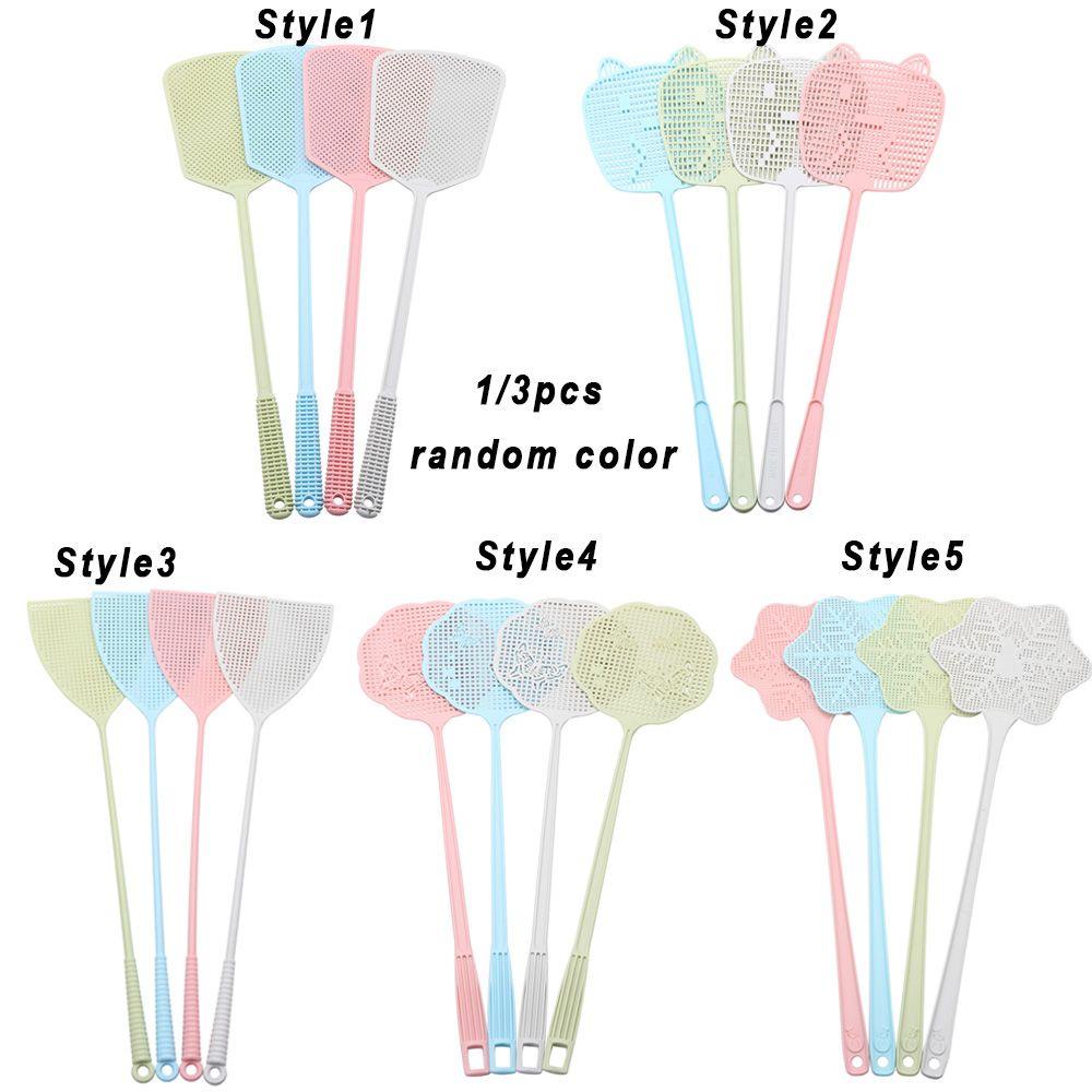 Top Fly Swatter Pembasmi Hama Rumah Mencegah Flexible Tools Plastik