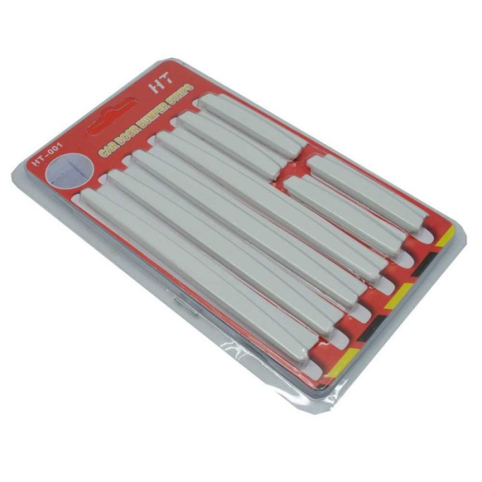 Cuci Gudang Cuci Gudang Slim Door Guard Pelindung Pintu Mobil 8 pcs - Hitam