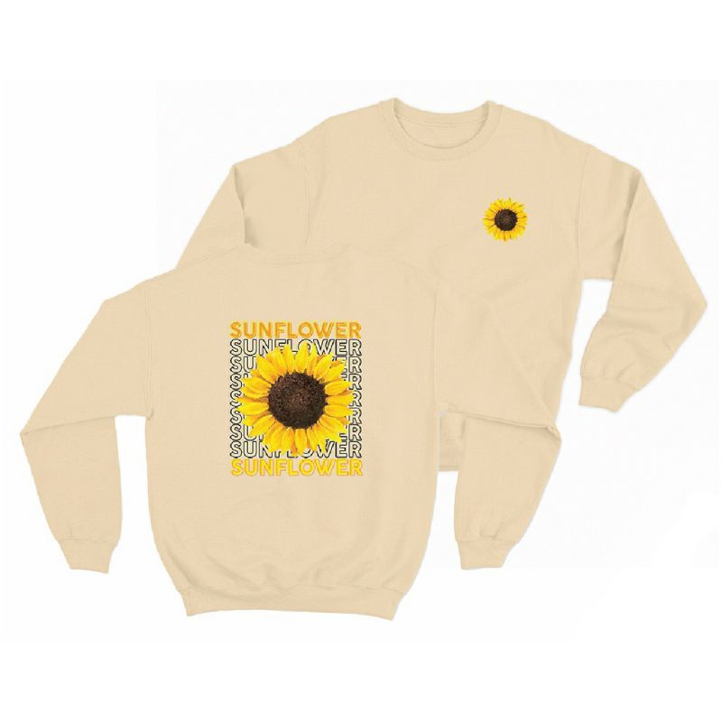 Sweater basic pria wanita (Sunflower)