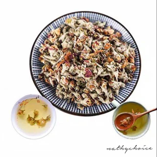 

PREMIUM Apple blossom tea 10gr teh bunga apel nathychoice minuman bunga kering alami kecantikan
