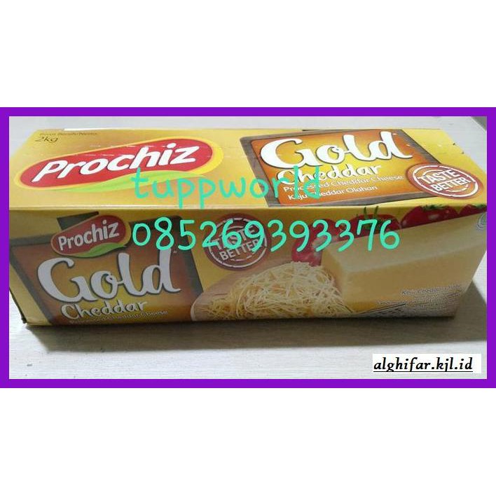 

Ujekujek- Promo Keju Prochiz Gold 2Kg*8Pc Khusus Gojek -Original.