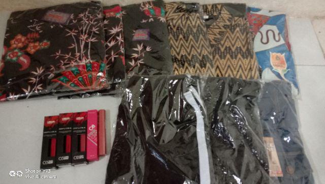 Couple Maxi Cardi Parang Ageng Gede Outer Sarimbit Batik Modern Seragam Pesta Long Cardi