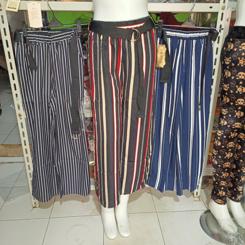 kulot salur / celana salur / celana kulot / celana jumbo
