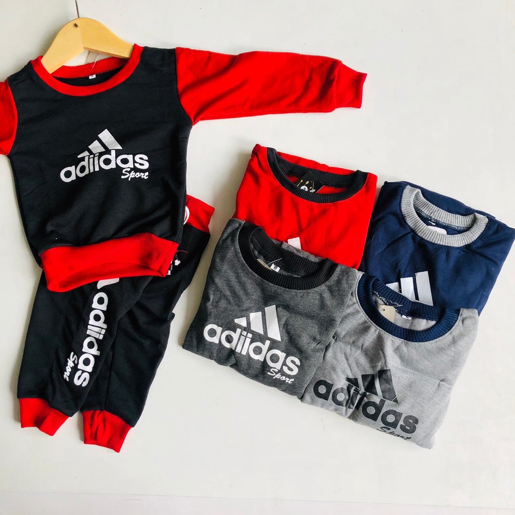 SET. anak baby terry adiidas combinasi 1-9thn // baju anak MURAH // baju anak laki-laki // baju anak