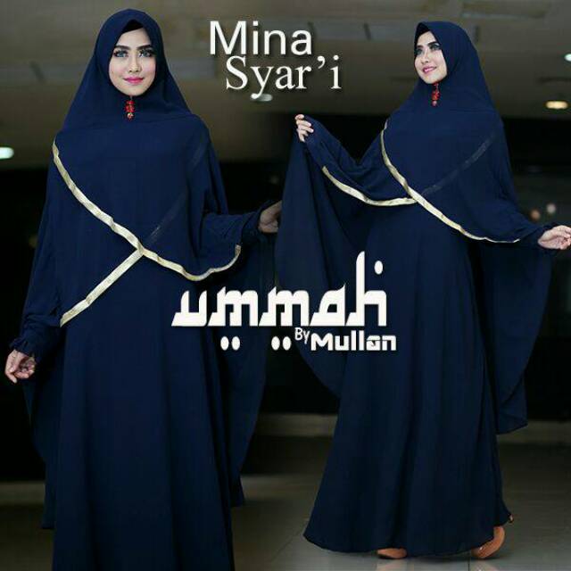 Gamis / syari Mina by Ummah Mulan