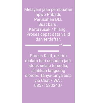 

Hot Sell.. BISA COD!! KARTU BERMANFAAT