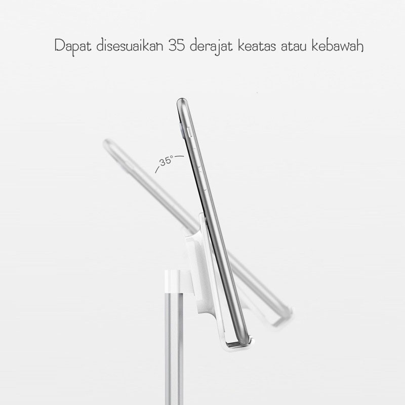 TA-007 Dudukan HP Aluminum/Tempat Handphone/Phone Holder Premium