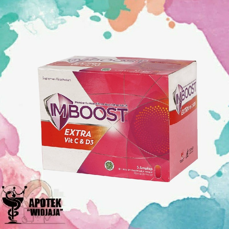 imboost extra vit C 500mg & D3 400iu zinc 20's 5x4 tablet 20 tab / box