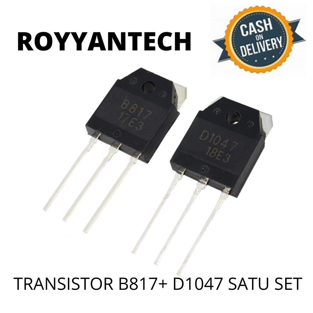 TRANSISTOR B817 D1047 TR D 1047 + B 817 SATU SET