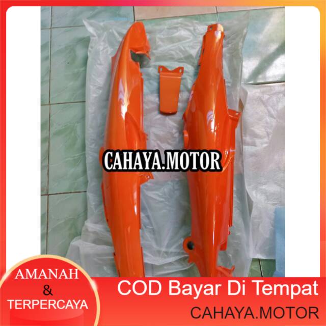 Cover body belakang jupiter Z lama warna oren