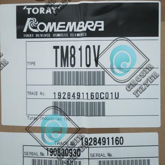 Jual Membrane Ro Toray Tm V Sea Water Shopee Indonesia