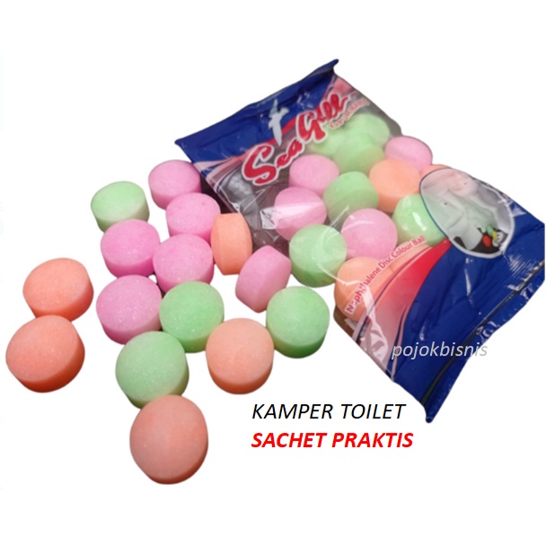 KAMPER WARNA SET SACHET PRAKTIS / KAMPER TOILET / KAMPER KAMAR MANDI / KAMPER WC / KAMPER LEMARI SACHET