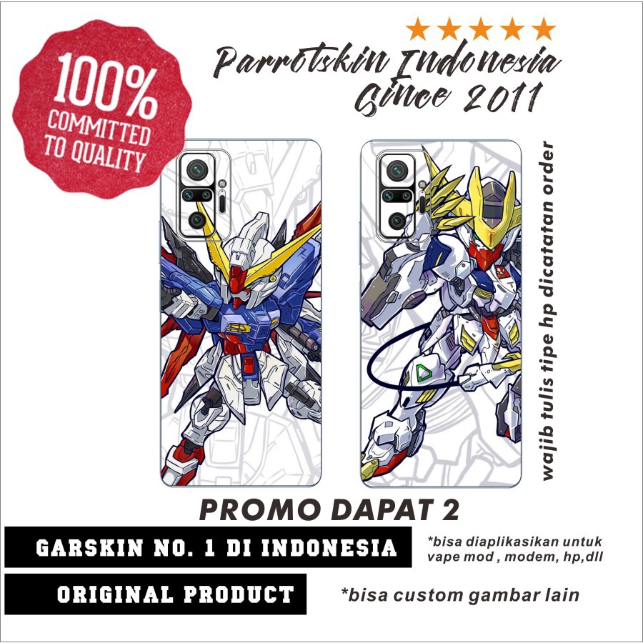 PROMO ISI 2 Garskin Gundam Chinbi Vivo v11 v 13 v15 v17 v19 v20 v21 v23 e 5g dll