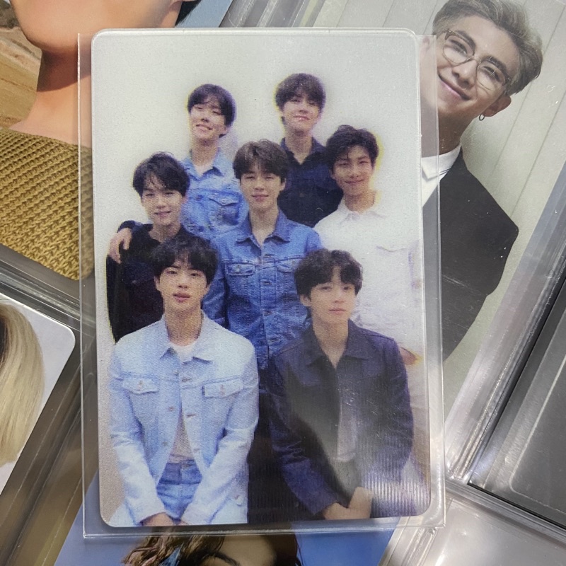 Photocard BTS Tear Lenticular