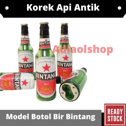 Korek Api Antik Model Botol Bir Bintang