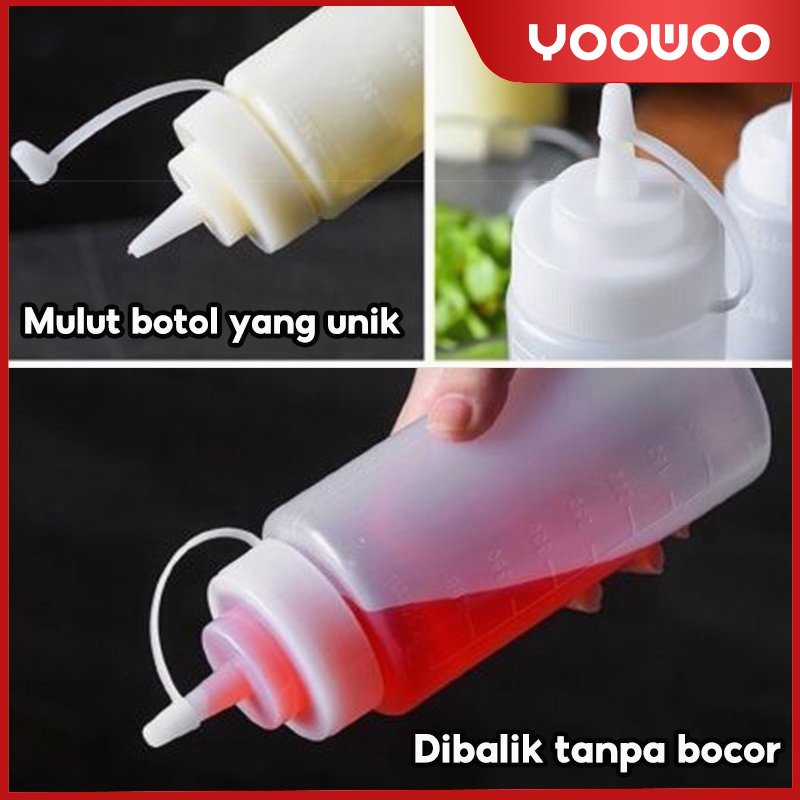 botol squize saus  / botol saus dapur rumah tangga / botol Serbaguna Murah Tebal