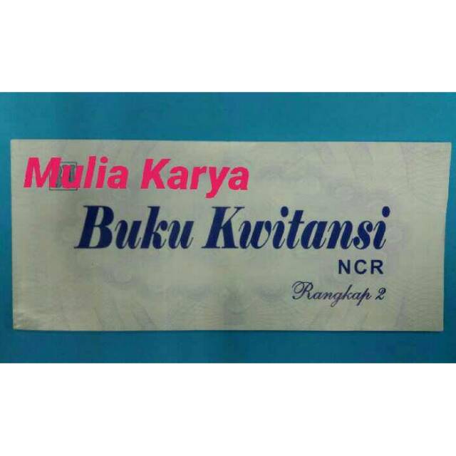 

Buku Kwitansi NCR 2 ply Kwit Panjang R2