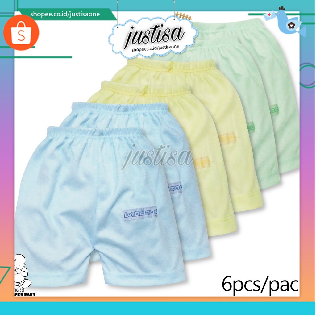 Promo !! PROMO SALE !!!! 6PC CELANA BAYI ONE BABY PETAK/KOTAK BERKUALITAS