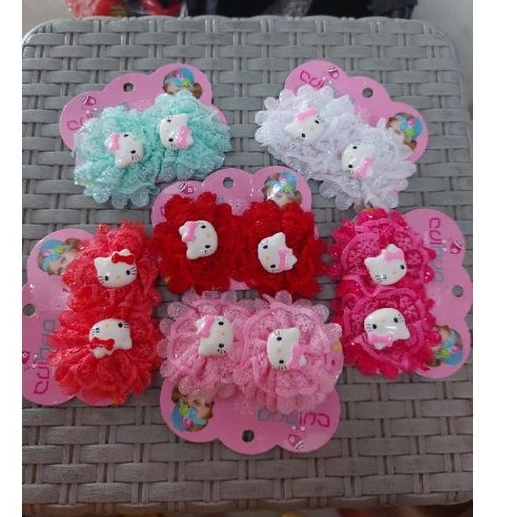 jepitan rambut anak hello kitty