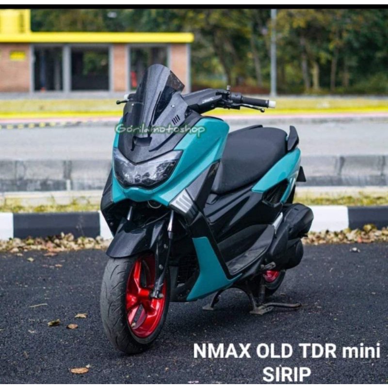WINSHIELD YAMAHA NMAX OLD/LAMA MODEL TDR MINI SIRIP, WS VISOR NMAX LAMA DAN BARU TDR MINI SIRIP