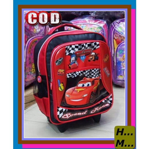 Tas Lampu Troli Anak Perempuan Cewe Sd Frozen 11260 Timbul Frozen QZ931 Tas Murah Tas Trolley Anak T