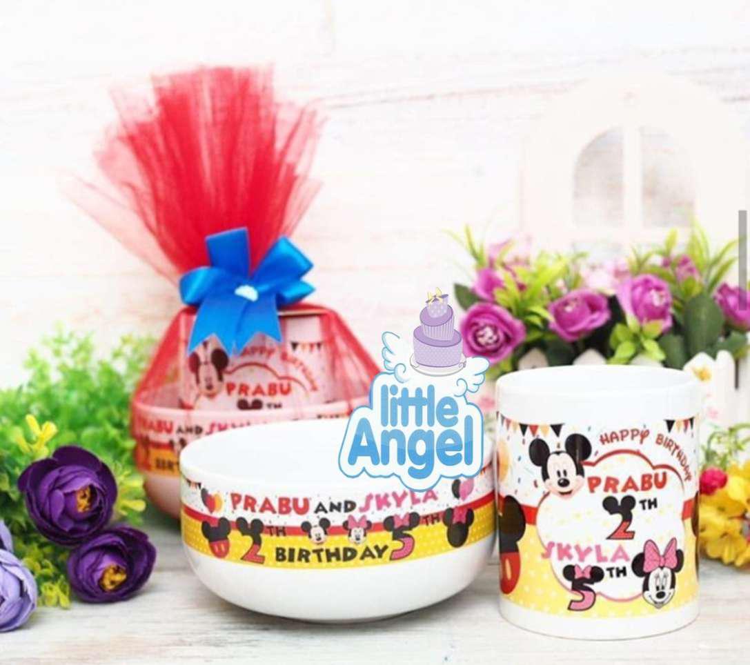 Hamper / Souvenir Bowl & Mug (tulle)