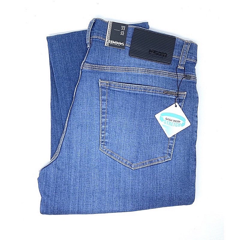 ZG BOSS Celana Jeans Stretch Standard REVIVAL -Regular Fit #JinsPriaKualitasTinggi #celanaboss #boss