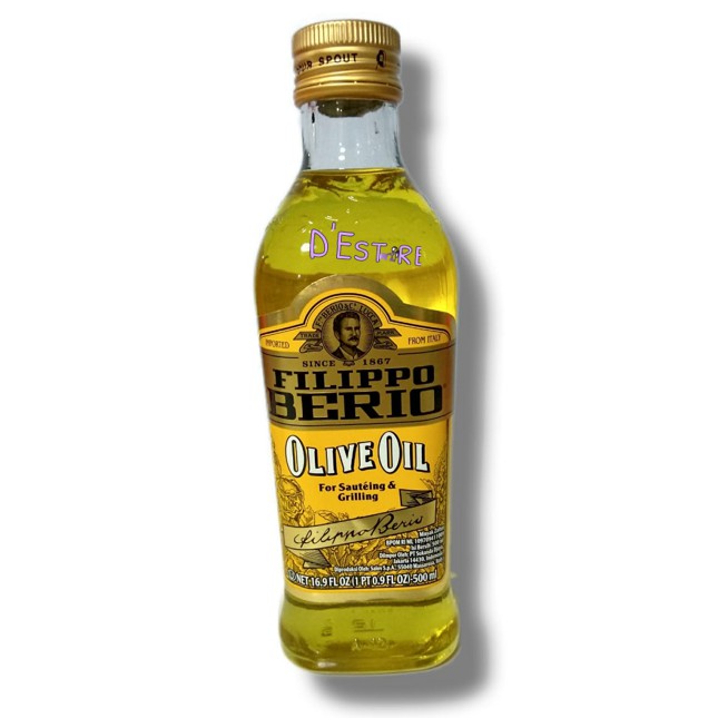 

Filippo Berio Pure Olive Oil 500ml l Minyak Zaitun Murni Filipo Berio 500 ml