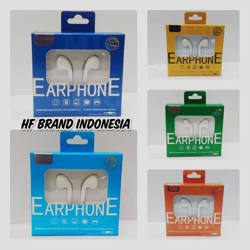[VN] HF / HEADSET / EARPHONE / HANDSFREE BRANDED MH133 INDONESIA MH-133