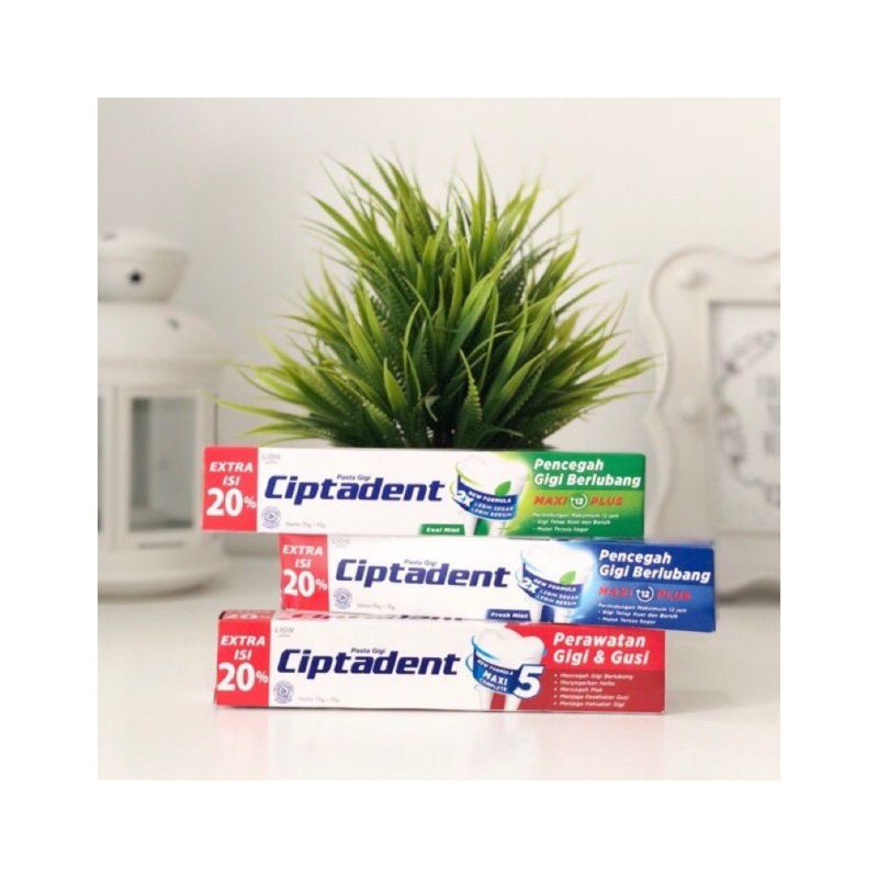 CIPTADENT KECIL / CIPTADENT 75 + 15 GRAM / Ciptadent Extra 20%