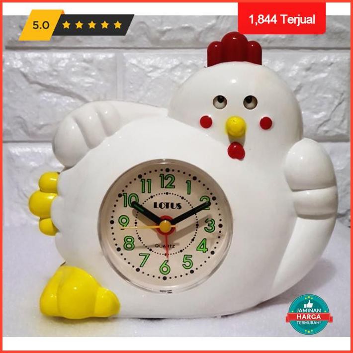 Dekorasi Rumah Jam Beker Jam Weker Alarm Clock Ayam Betina Import Suara Bangun2 Limited