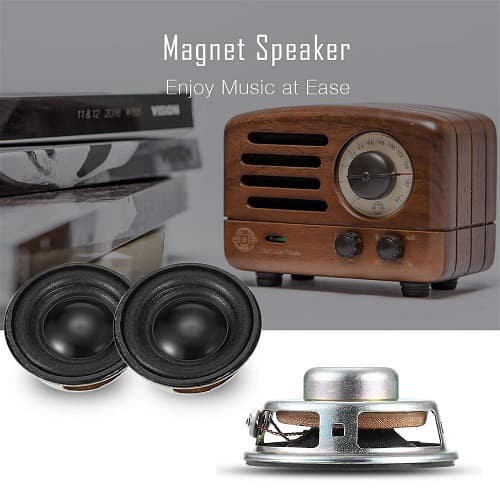 Speaker Mini 4 Ohm 3W Bulat 40mm Full Range Audio Loudspeaker 4R Horn