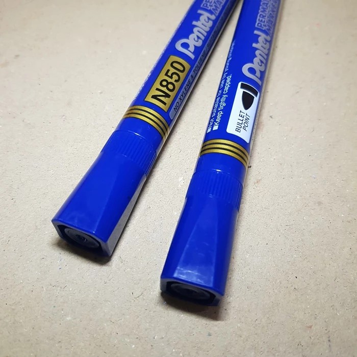 

Pentel - Permanent Marker Spidol Permanen Pen - Biru