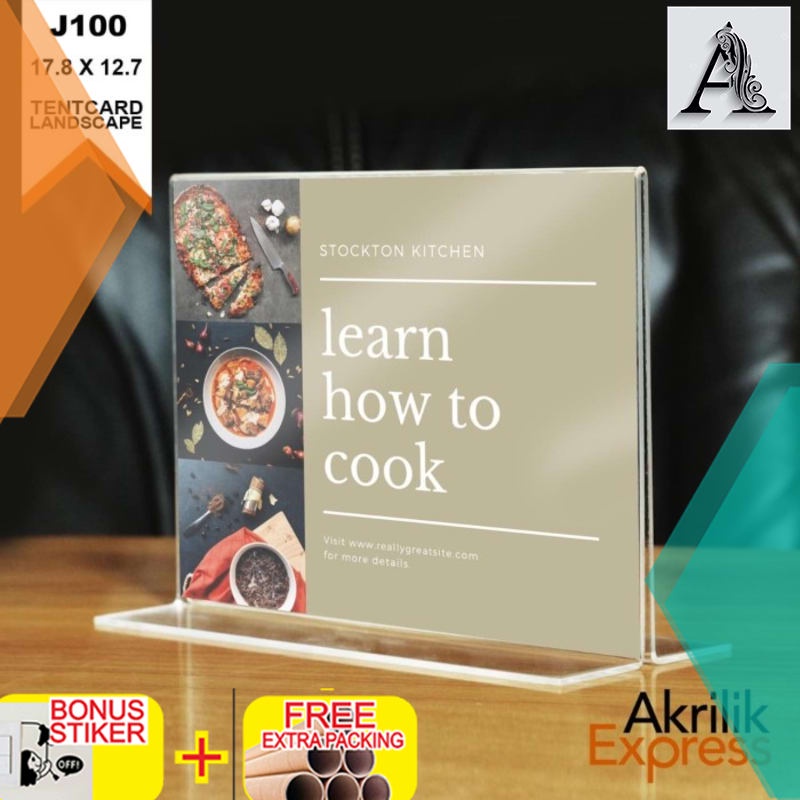 

Murah Tentcard / Display menu / Tempat menu / Foto frame 7" x 5