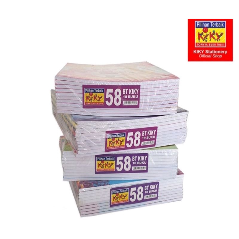 

BUKU TULIS KIKY 58 LEMBAR ISI 10 BUKU