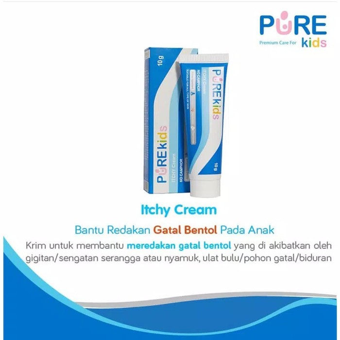 Pure Kids Itchy Cream - Pure Baby purebaby Cream Gatal Bayi Anak 15 gr BAYI ONLINE SHOP