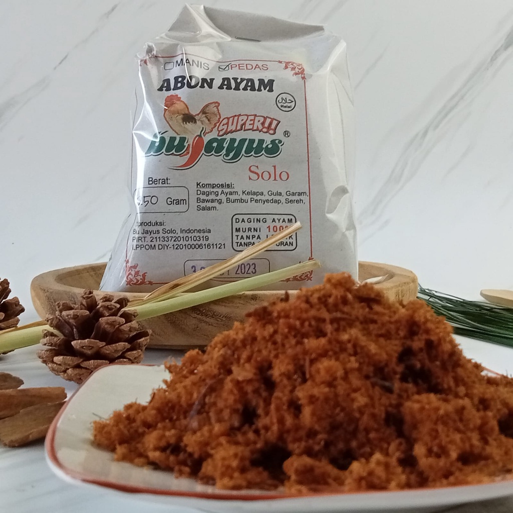 

Abon Ayam Super Bu Jayus 250gr