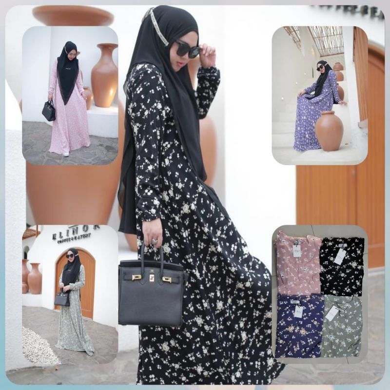 Home dress set bergo by Mshee