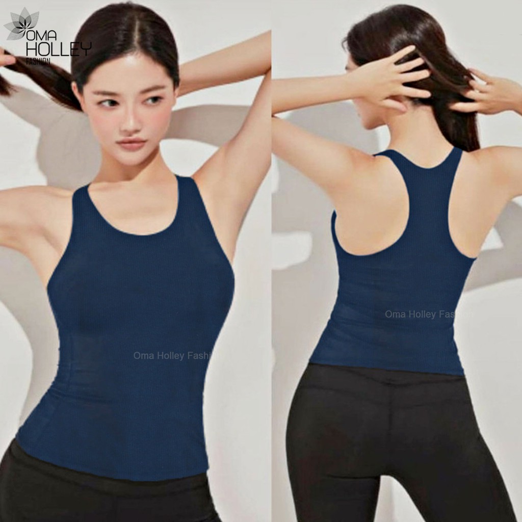 (COD) OH Fashion Tank top Gwen Racerback Ribbed #0122