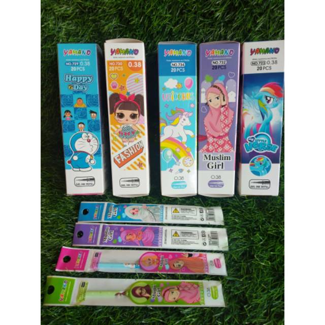 

Refil bolpoin GEL karakter isi 20 Pcs