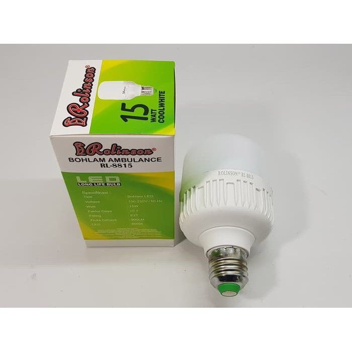 Lampu LED CAPSUL 15 watt Merk ROLINSON Cahaya cool white