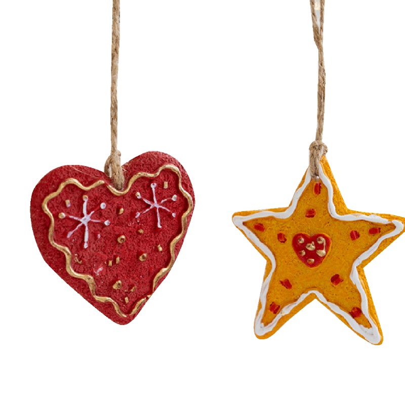 Mainan Lukisan Gantung Bahan Resin Untuk Dekorasi Pesta Natal