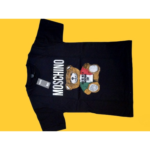 KAOS ZARA MOSCHINO BAJU PRIA / KAOS PRIA /KAOS  DISTRO POLOS MOTIF PROBLEM MERAH MURAH BANDUNG