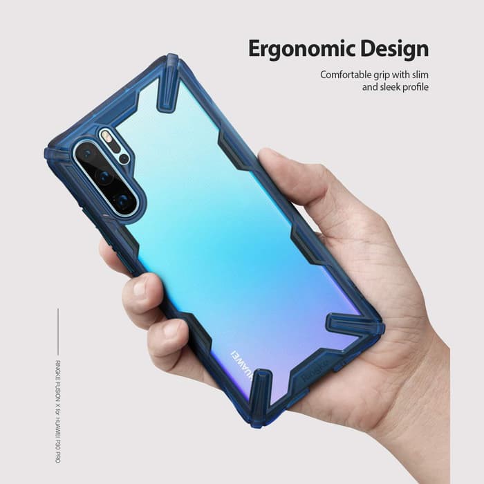 Hot Sale Case Huawei P30 Pro P30 Ringke Fusion X Case Anti Crack Original - Black P30