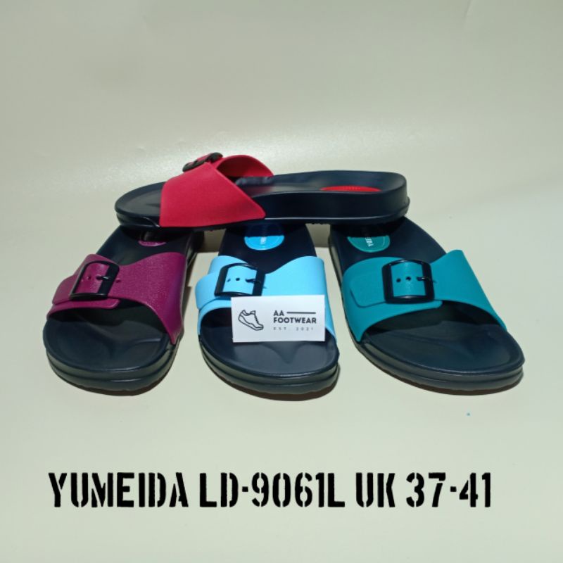Sandal Selop Wanita Yumeida Bahan Karet Empuk Ringan Cocok Untuk Acara Pesta