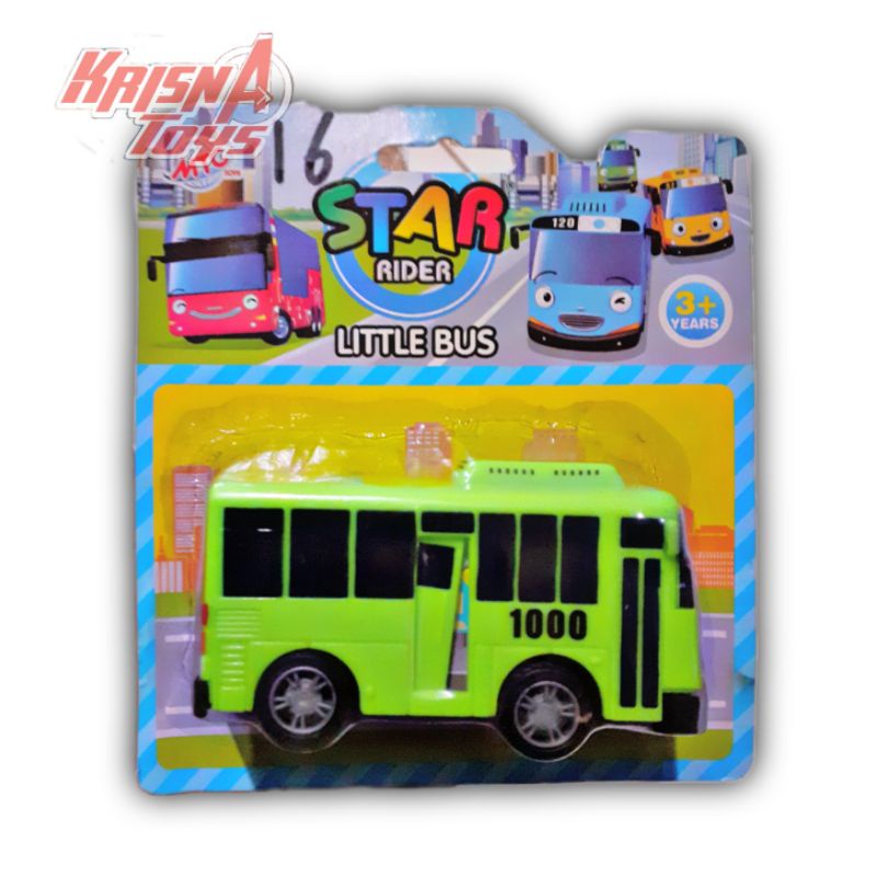 MAINAN ANAK MOBIL BUS TAYOO PULL BACK/LITTLE BUS TAYOO RANDOM