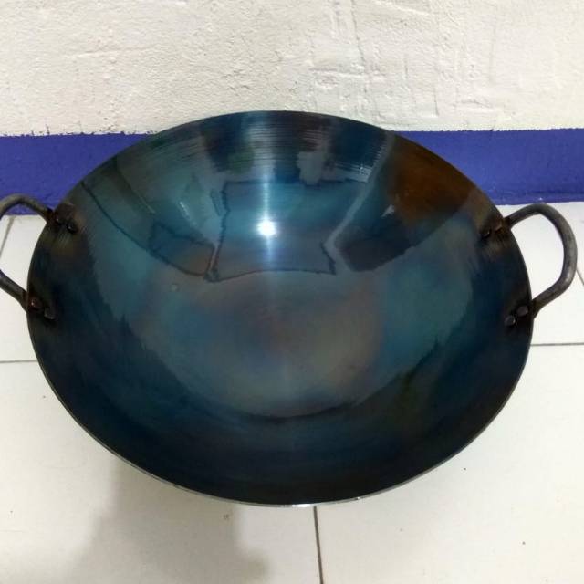 WAJAN SEASONING 40CM KUALI NASI GORENG SEASONING | Shopee Indonesia