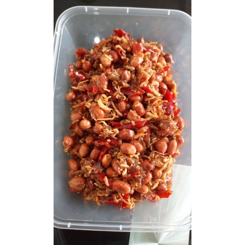 

teri medan kacang pedas