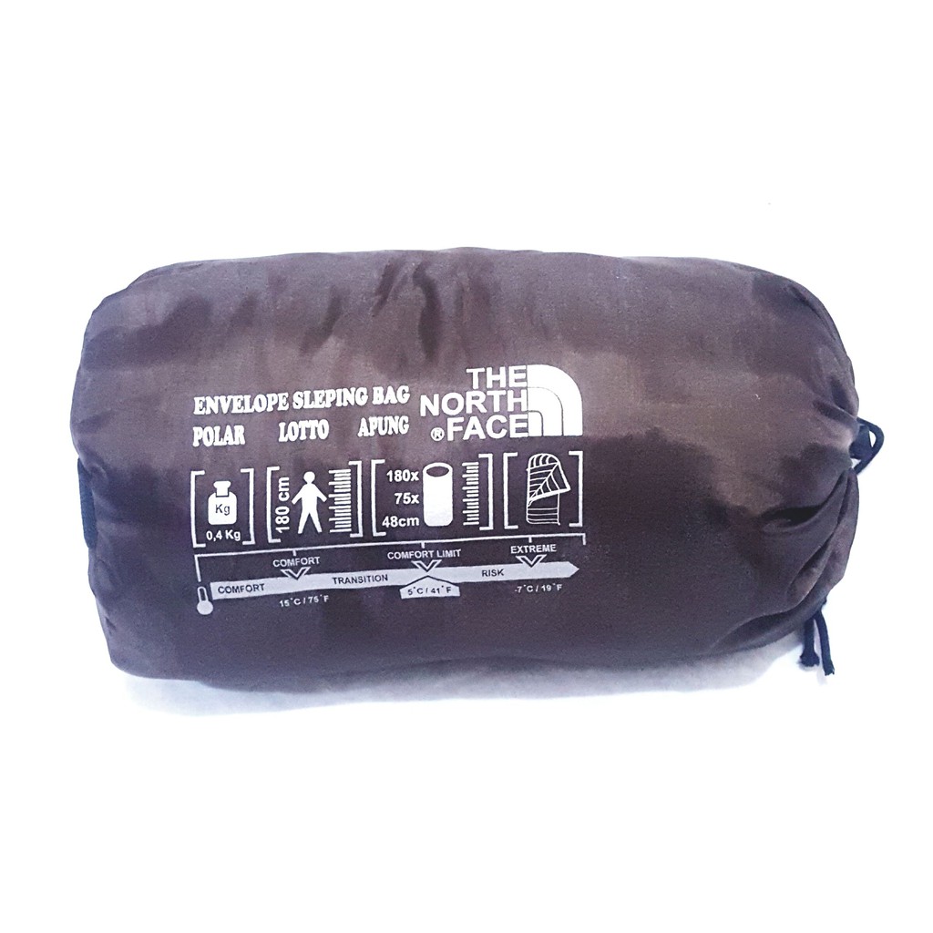 【Warna Dipilih】Sleeping Bag Polar &amp; Hammock` Dacron 4 Oz | WATERPROOF | Bulu | Bantal` SleepingBag