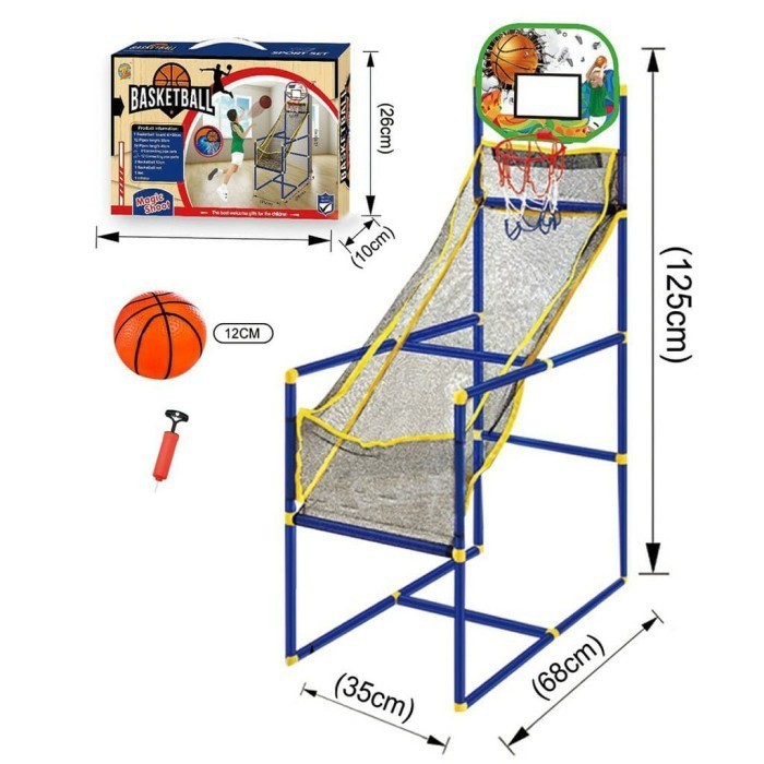 Mainan olah raga Anak Cewek Cowok Basket Ball Magic No.ZG270-29/ kado Hadiah mainan Anak Olahraga Basket